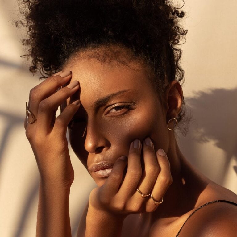 Woman modeling